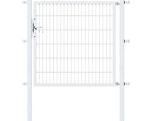 Einzeltor Flexo 126,5 x 120 cm silber