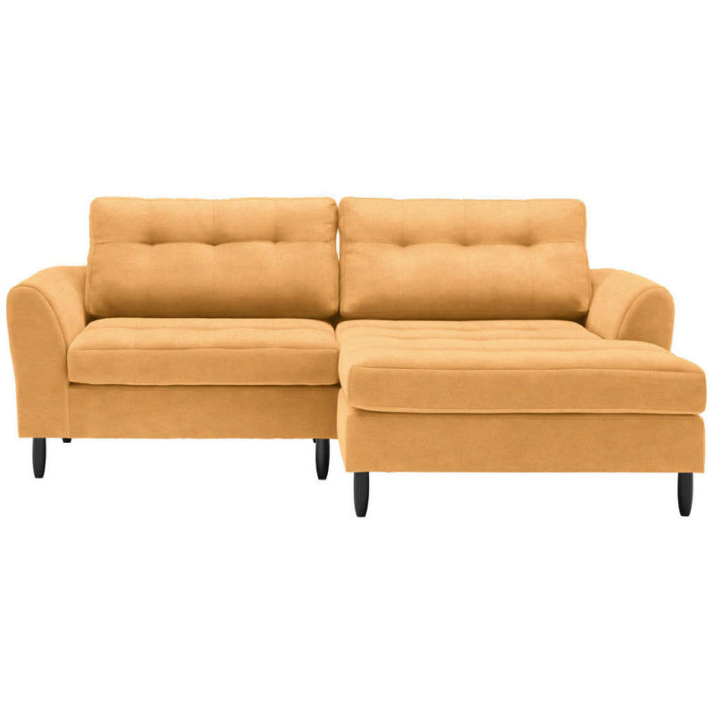 Ecksofa in Mikrofaser Orange