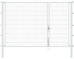 Doppeltor Flexo 298,5 x 200 cm silber