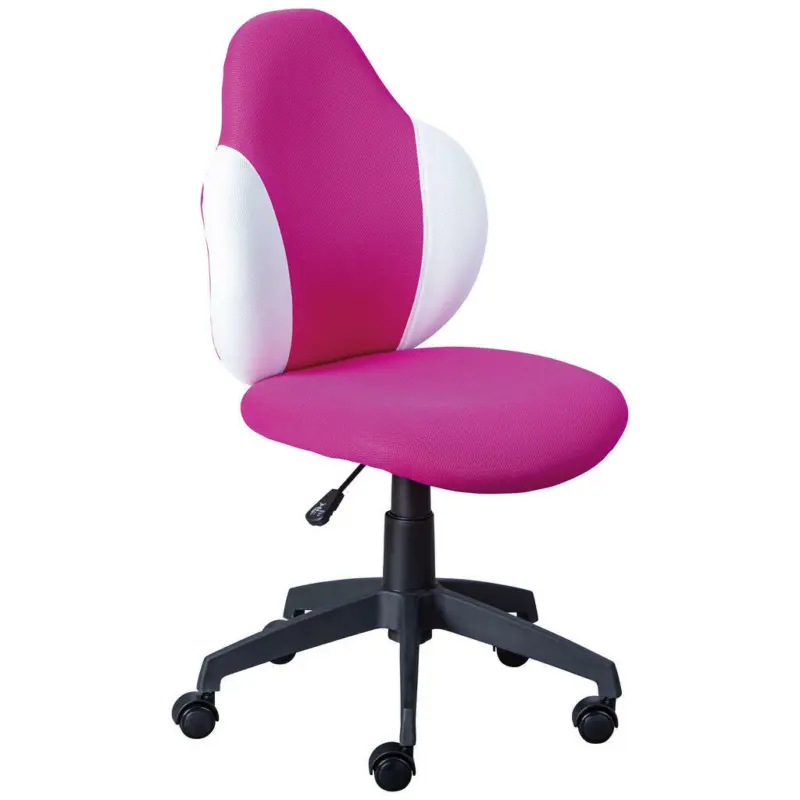 Jugenddrehstuhl in Netz Weiß, Pink