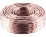 Hornbach Lautsprecherkabel (H)03VH-H 2x0,75 mm² flexibel, 25 m, transparent