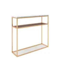 Konsolentisch in Metall, Holzwerkstoff 105/30/95 cm