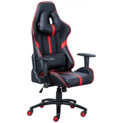 Gamingstuhl in Rot, Schwarz