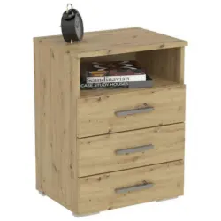 Nachtkästchen in Eiche Artisan