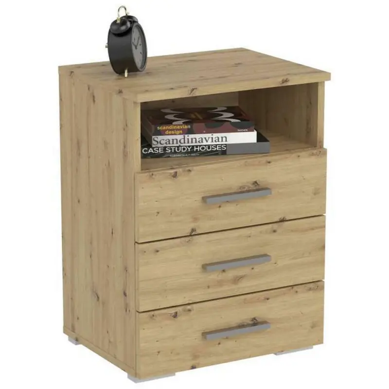 Nachtkästchen in Eiche Artisan