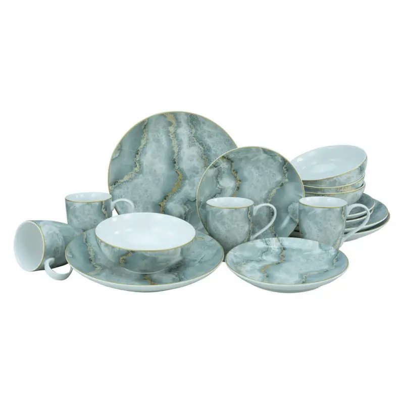 Kombiservice Marmor 16-teilig