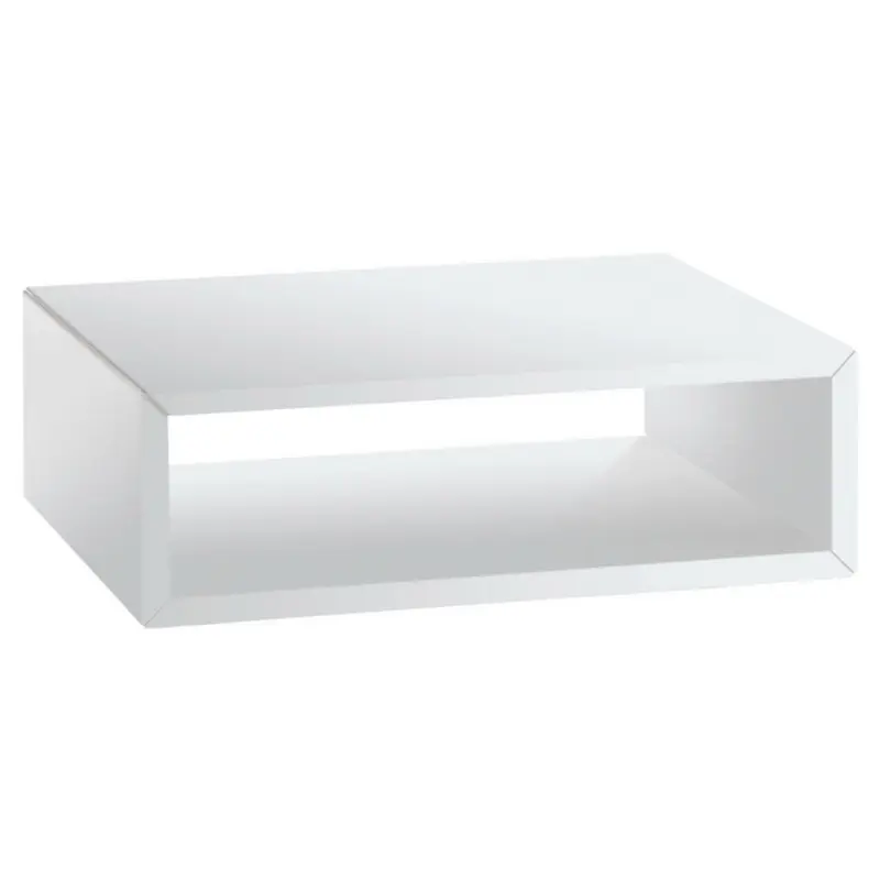 Nachttisch in massiv Buche Weiß