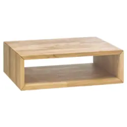 Nachttisch in massiv Eiche Eiche Bianco