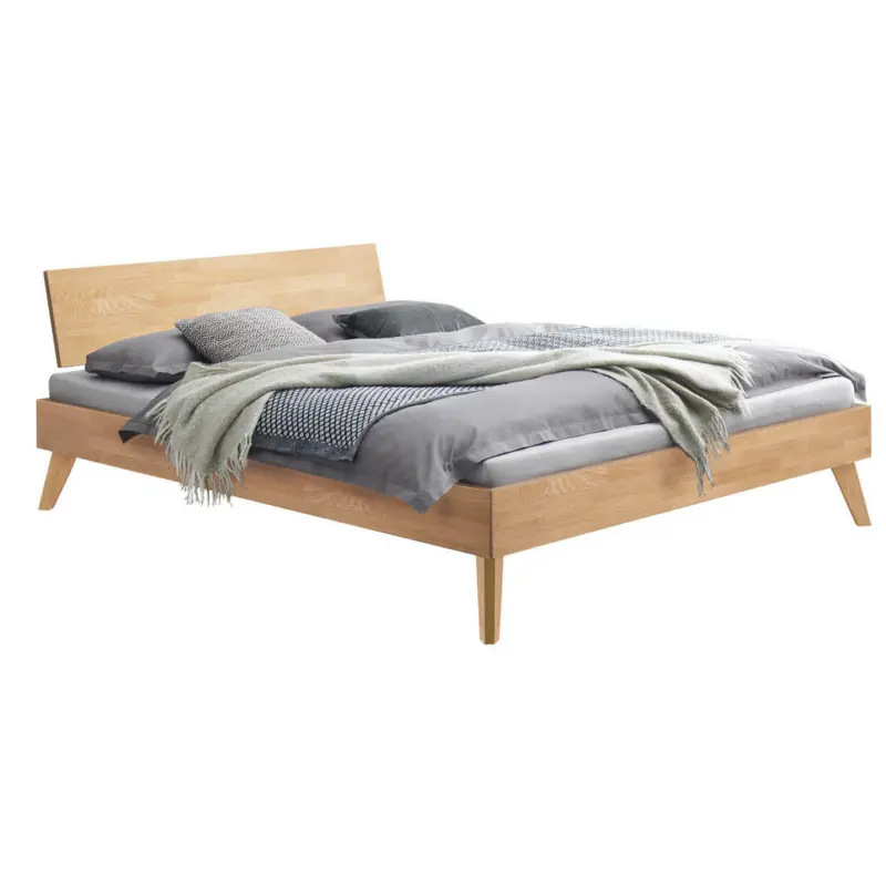 Bett 200/200 cm in Eiche Bianco