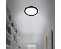 LED Deckenleuchte Briloner LED fest verbaut 12 W Neutralweiß 1 -flammig IP 20 Schwarz ( 7150-415 )