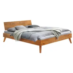 Bett 200/200 cm in Wildeiche