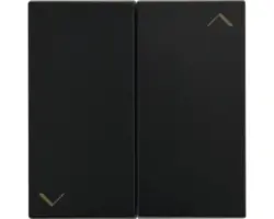 Jalousiewippe EFAPEL Logus 90 55x55x15 mm aufputz schwarz