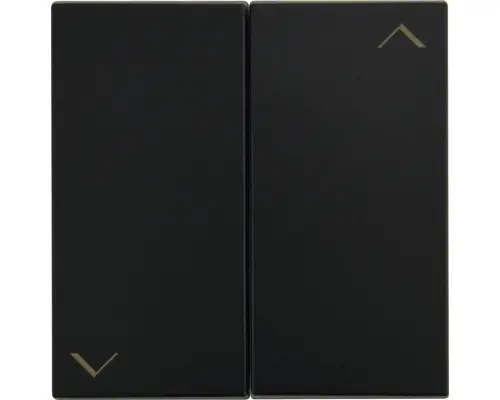 Jalousiewippe EFAPEL Logus 90 55x55x15 mm aufputz schwarz