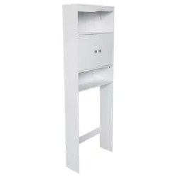 Waschmaschinenschrank in Wei&szlig;