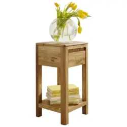 Blumensäule in Holz 30/30/60 cm