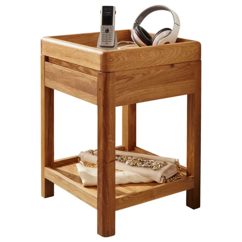 Beistelltisch in Holz 40/40/60 cm