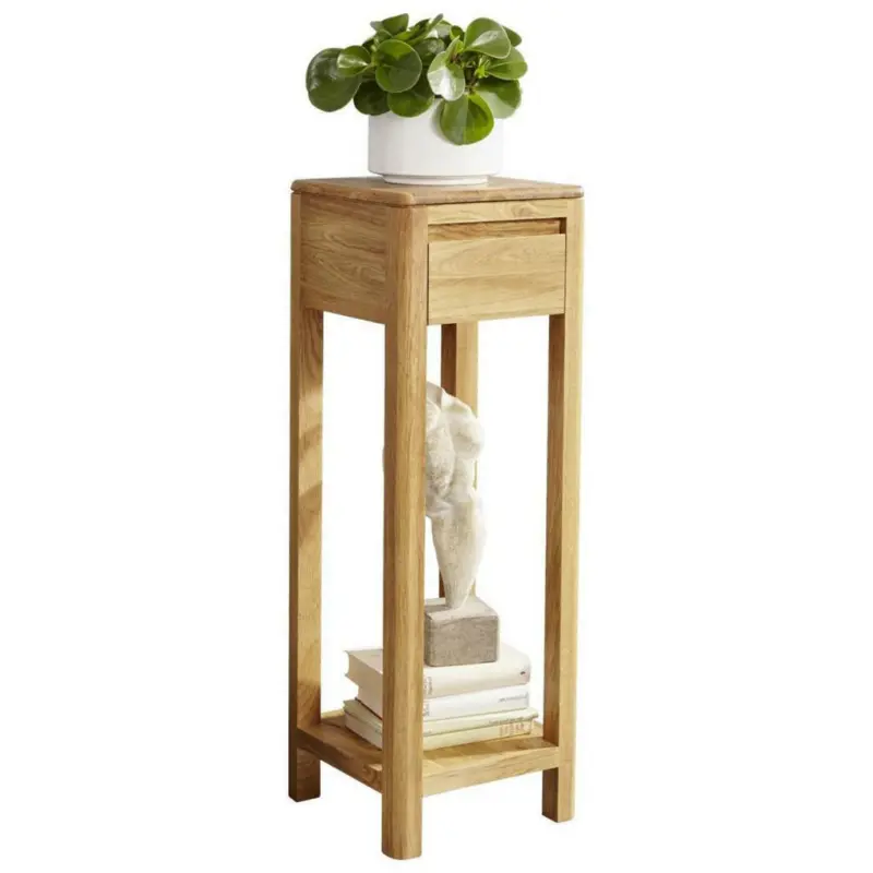 Blumensäule in Holz 30/30/90 cm