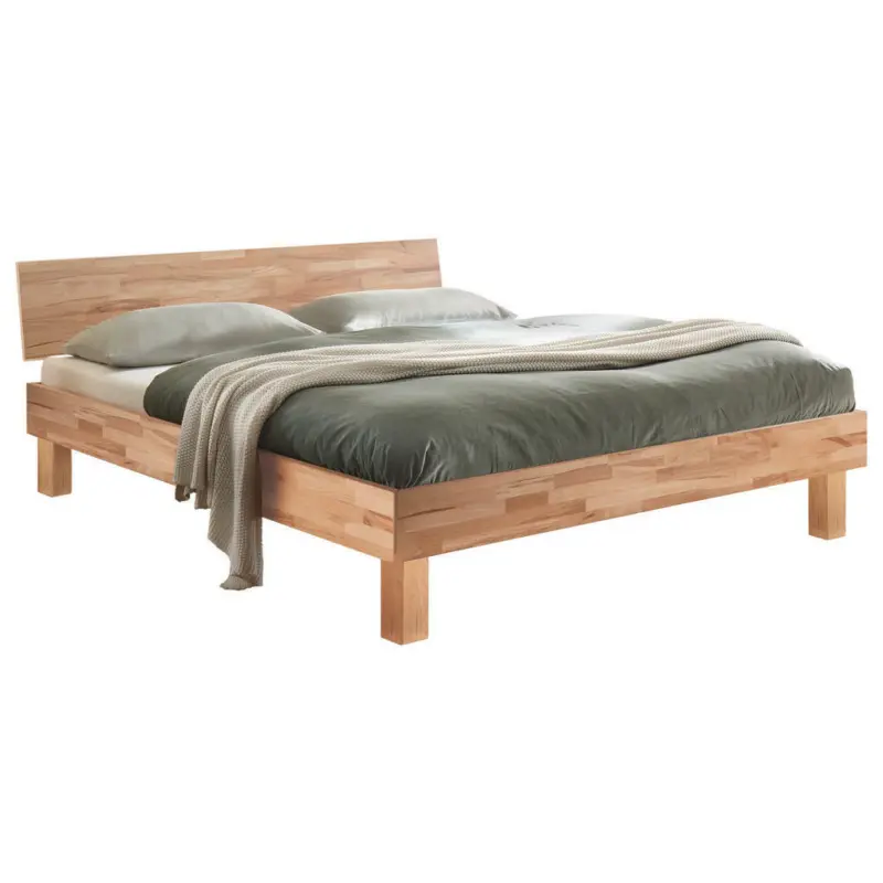 Bett 120/200 cm in Kernbuche