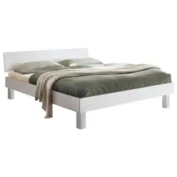 Bett 180/200 cm in Weiß