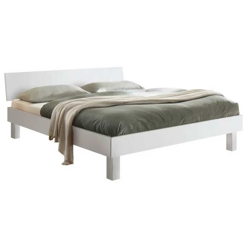 Bett 180/200 cm in Weiß