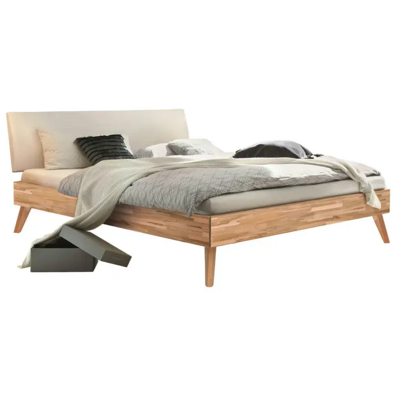 Bett 90/200 cm in Kernbuche