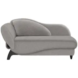 Liege in Webstoff Grau