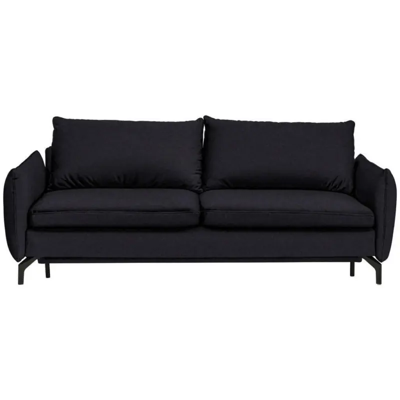 Schlafsofa in Schwarz