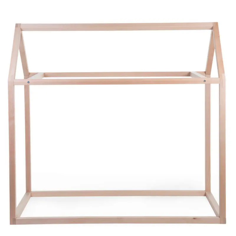 Bettrahmen 70/140 cm in Buchefarben