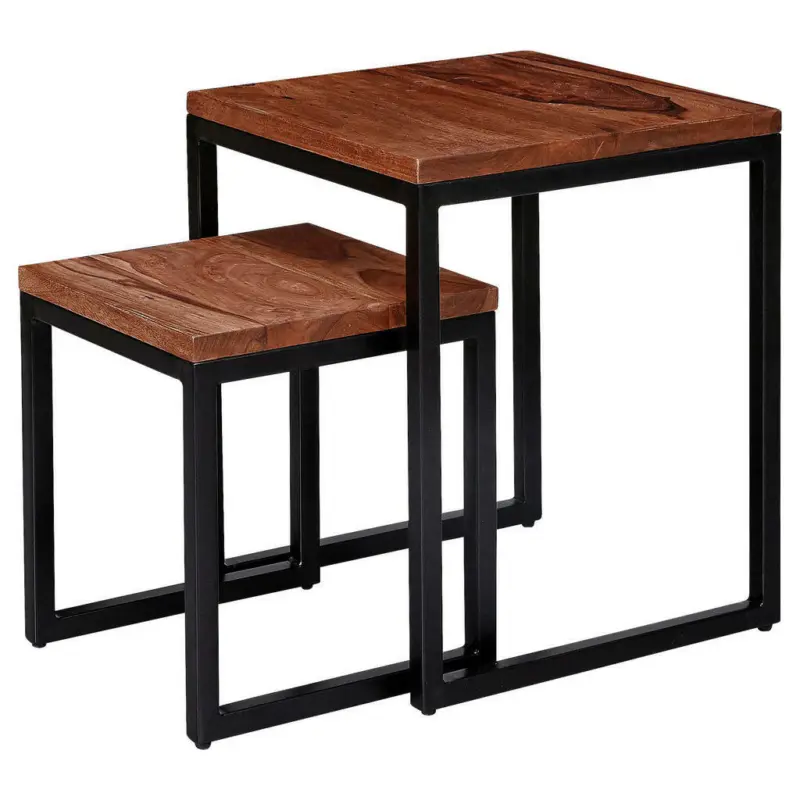 Satztisch in Holz 45/45/56 cm