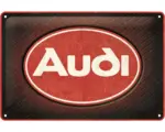 Hornbach Blechschild Audi Logo 30x20 cm