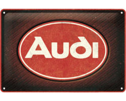 Blechschild Audi Logo 30x20 cm