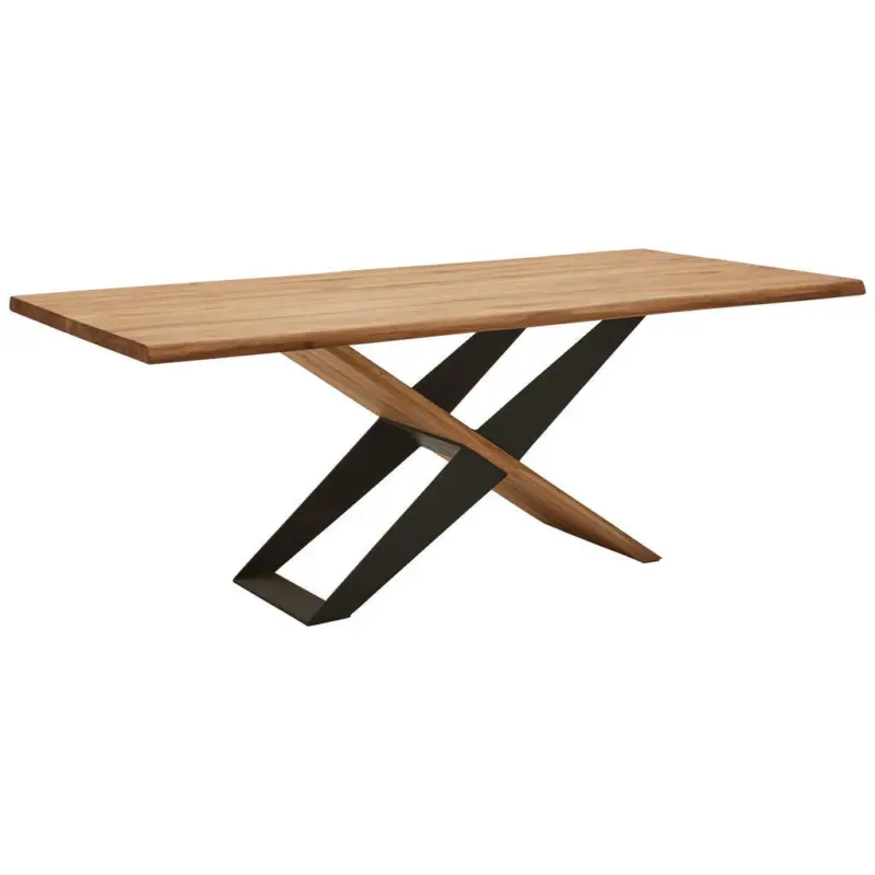 Esstisch in Holz, Metall 200/100/77 cm