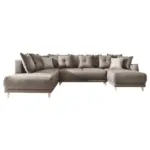 XXXLutz Lauterach - Ihr Möbelhaus bei Bregenz Wohnlandschaft in Webstoff Hellbraun