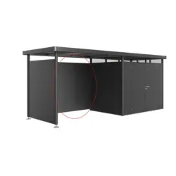 Rückwand Gerätehaus Highline