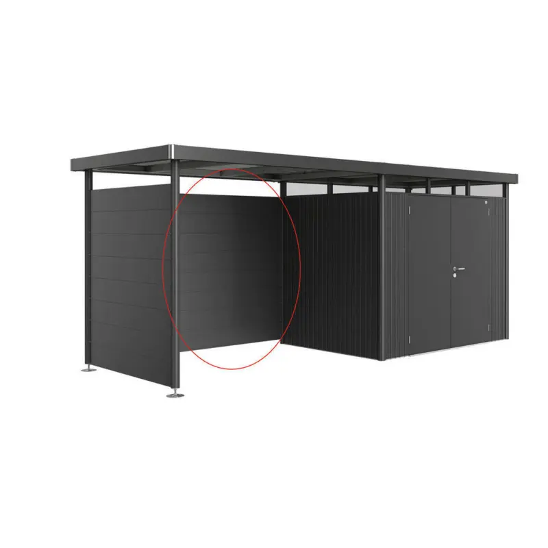 Rückwand Gerätehaus Highline