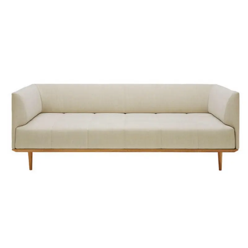 Bigsofa in Flachgewebe Naturfarben