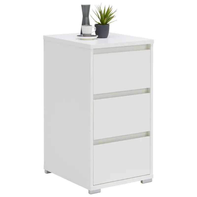 Nachtkästchen in Weiß