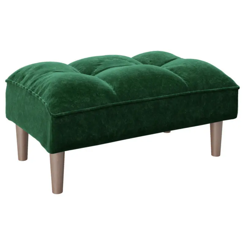 Hocker in Textil Grün