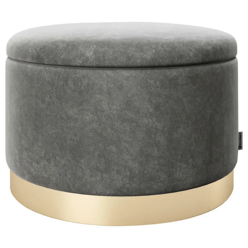 Hocker in Textil Anthrazit