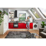 XXXLutz Wels - Ihr Möbelhaus in Wels Küchenblock 120/301,6 cm in Rot, Weiß