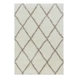 Hochflorteppich Alvor 3401 cream