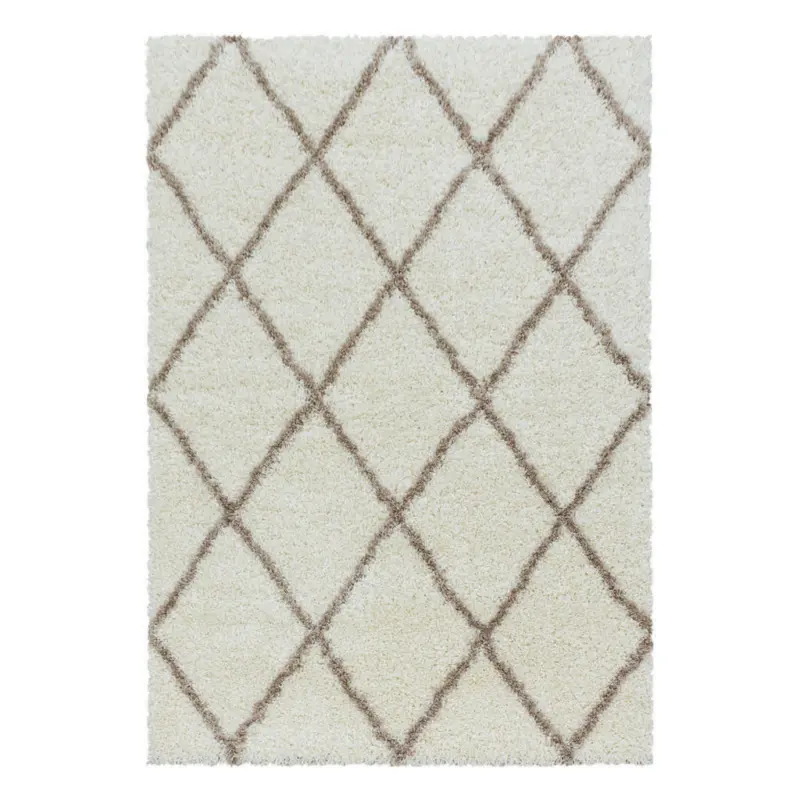 Hochflorteppich Alvor 3401 cream