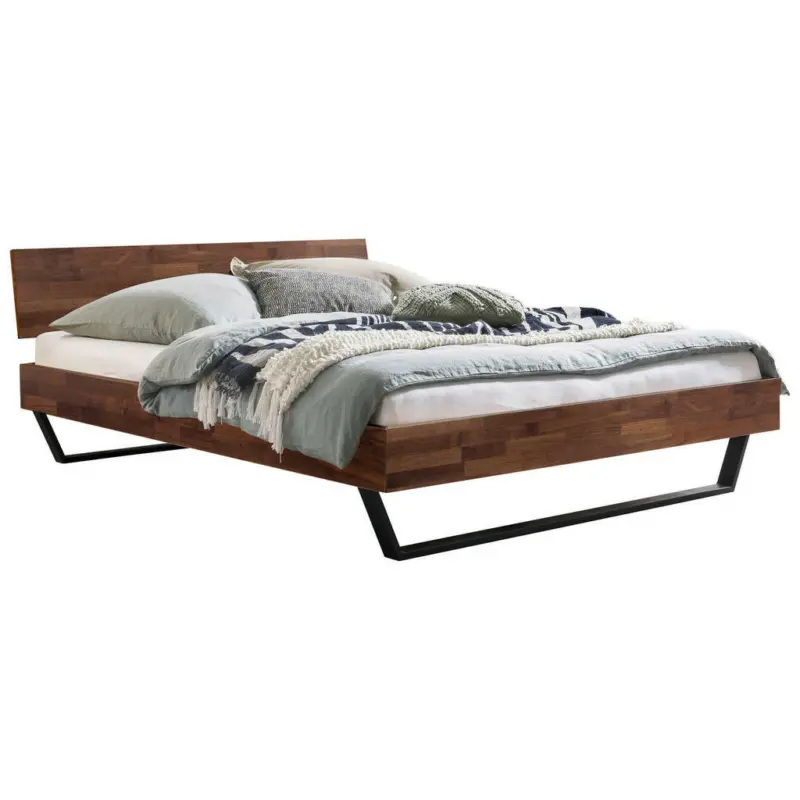 Bett 180/200 cm in Nussbaumfarben