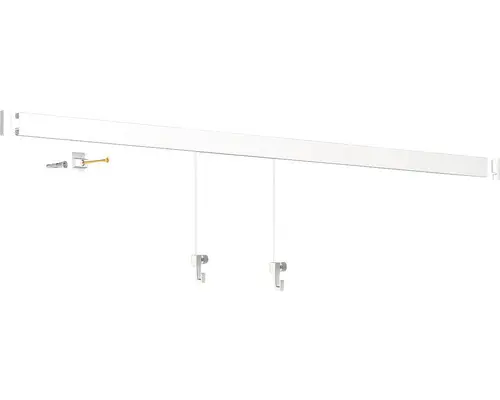 Aufhängesystem All-In-One Click Rail 40 m weiß Primer