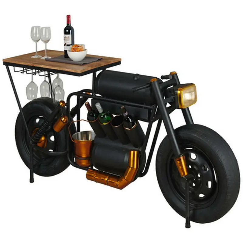 BAR in Schwarz, Goldfarben