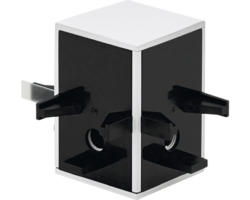 Verbindungsstück Cube Connector 61x76x68 mm weiß