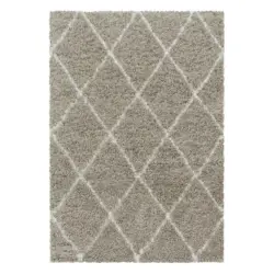 Hochflorteppich Alvor 3401 beige