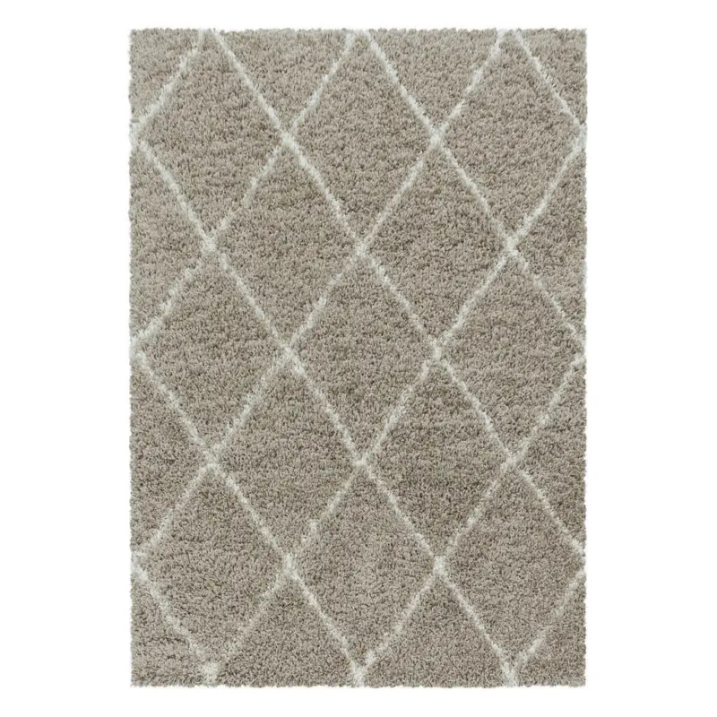 Hochflorteppich Alvor 3401 beige