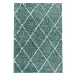 Hochflorteppich Alvor 3401 blau