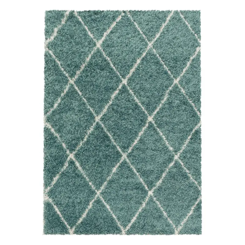 Hochflorteppich Alvor 3401 blau